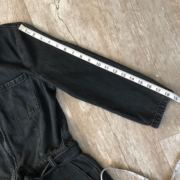 Free People Green River Denim Romper - Picture 9 of 15